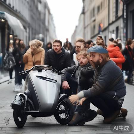 瑞典街头现“三蹦子”，男子感怀