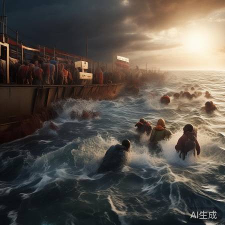 冈比亚海域超200人船只倾覆，救援行动紧张展开