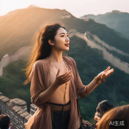 长城诵诗引热议