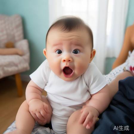 宝宝47天会叫爸爸，太神奇！