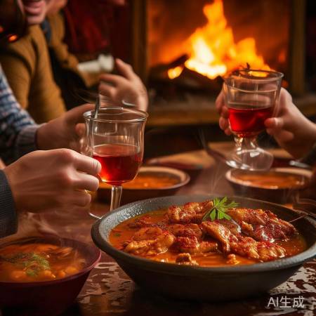 喝酒吃辣心理暖身