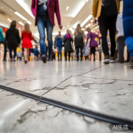 商场装饰疏忽,安全意识警钟