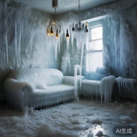 家中意外成冰雪王国