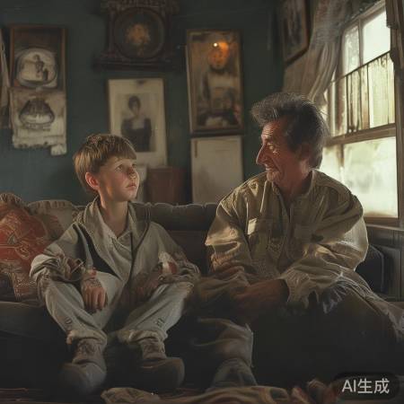 小时候表兄弟长得像