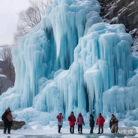东北童话冰墙,冬暖人心