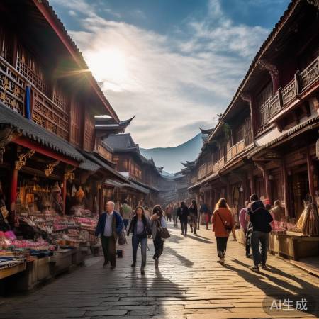 云南：多民族古城风景