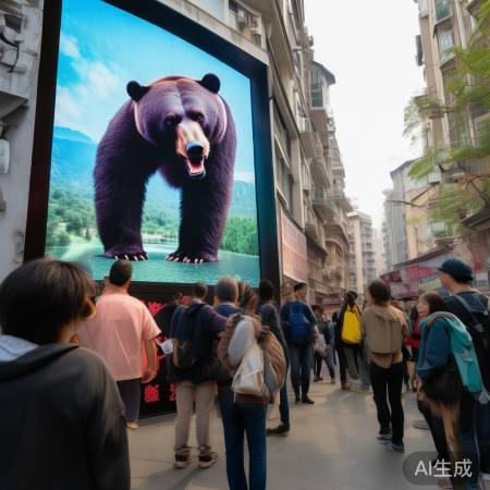 网上热议黑熊疑是假象