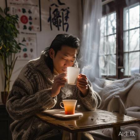 三九天，慢慢喝水，保暖养生