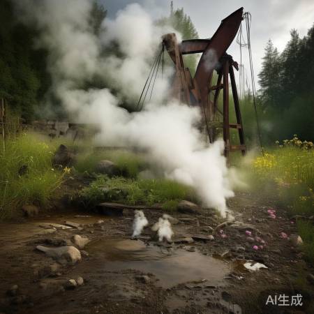 废弃油田变温泉