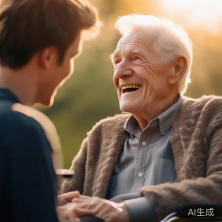 温馨父爱，时光静止