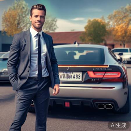 车主车牌好运照