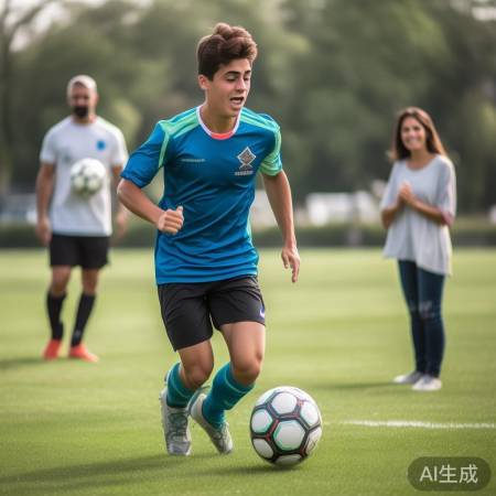 家人支持助李昊成足球明星
