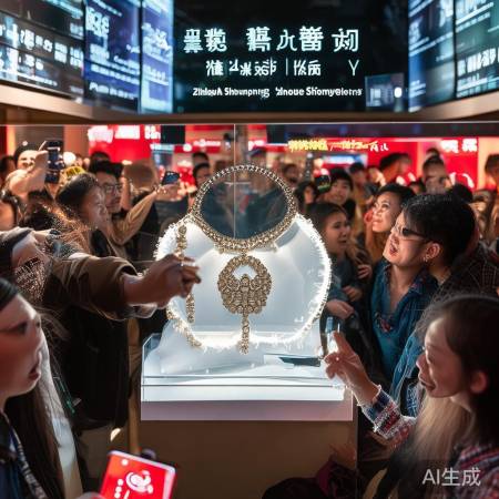 “周生生项链网上爆火，价格翻倍