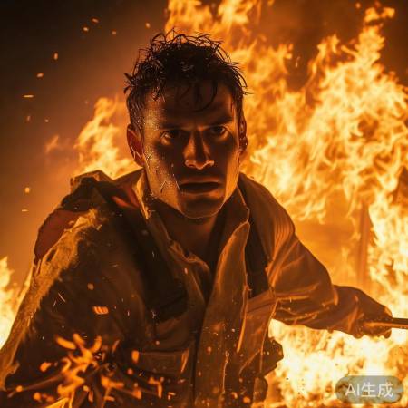 勇敢灭火,传递正能量