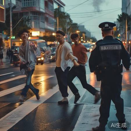 斑马线跳舞4人被罚，网络热议引发安全反思