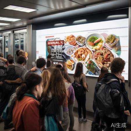 地铁站内松口气套餐引热议：市民对广告内容褒贬不一