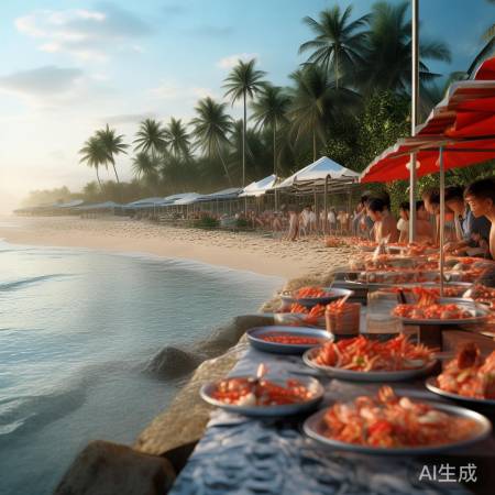 三亚美景陶醉,海鲜美食人间美味