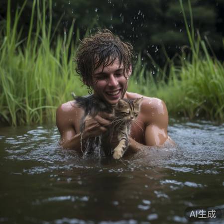 小猫流浪记：游客屡次施救，共度难关