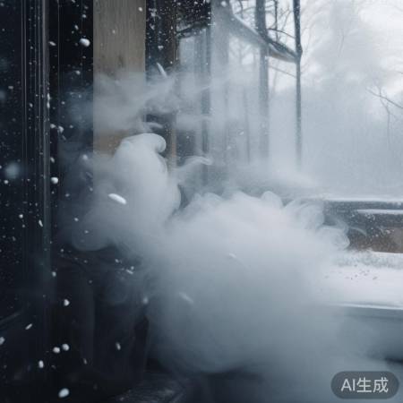 暴雪中的仙境烟雪