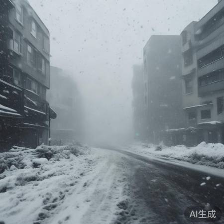 持续暴雪多日，威海湿冷感冒