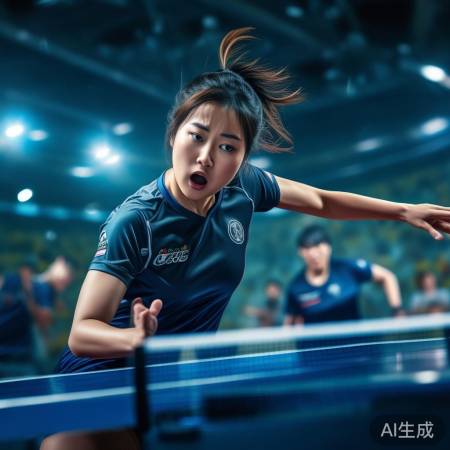 朱雨玲逆转陈幸同，球风飒爽