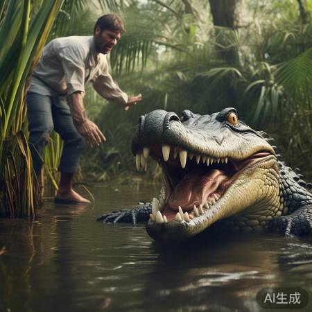 警惕野生动物，保持安全距离