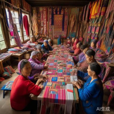 苗族妈妈绣嫁妆二十年