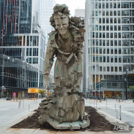 雕塑久远，面临拆除