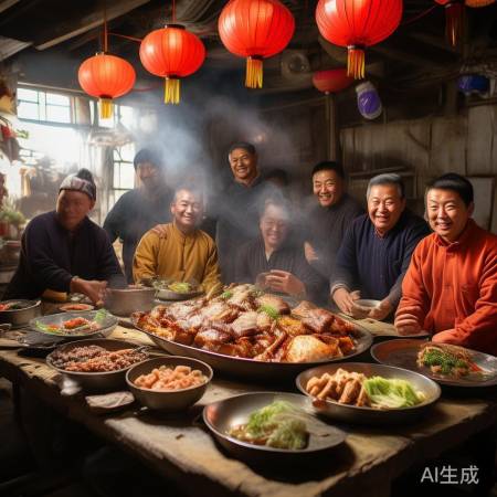 湖北杀猪饭，乡味浓情