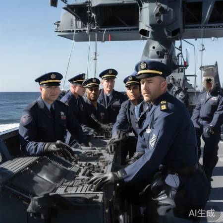 船员默契如精密机器