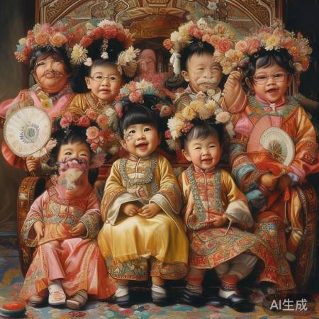 萌娃古装搞笑花轿