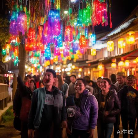 四川网红点亮夜生活