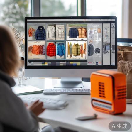 电商平台羽绒服热销