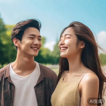 颜值爆表，偶像剧情侣