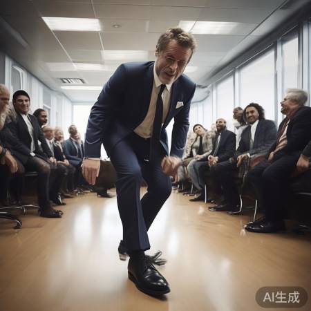 霸道总裁一甩衣袖，肩膀脱臼成网红