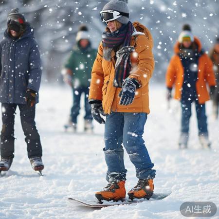 赏雪保暖防感冒