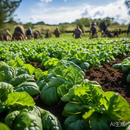 河南趴地菠菜火爆，4天卖出170亩，农户笑开颜