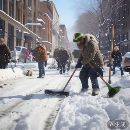 团结抗雪，方便出行