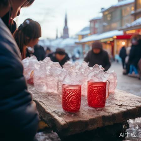 哈尔滨舔冰块，舌头流血南方人惊呼：这冰块怎么这么辣