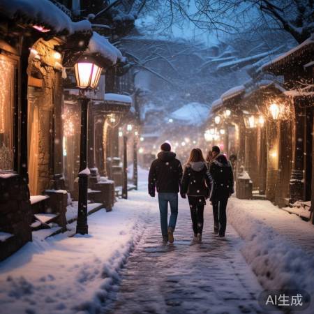 冬日合肥浪漫街头