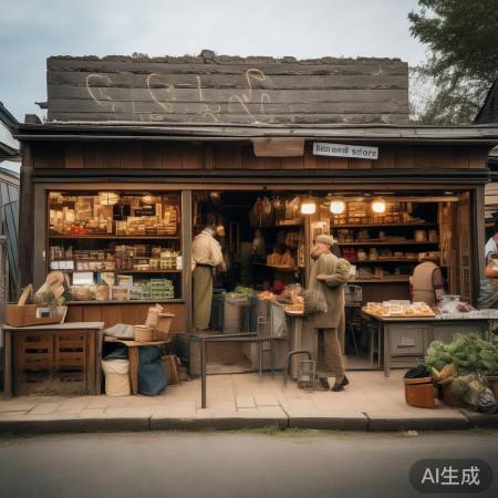 乡村商店变迁，怀旧时光