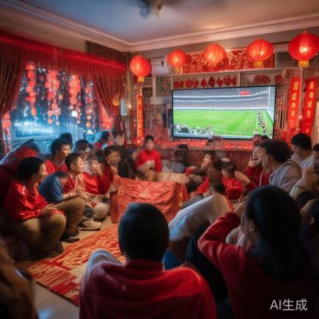 中国球迷春节预热：提前过年的足球盛宴