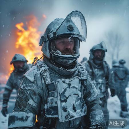 极寒灭火英雄:致敬冰甲勇士的坚守