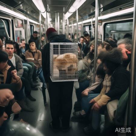 地铁安全,活物勿入