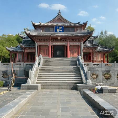 赵子龙祠墓修缮工程圆满落幕