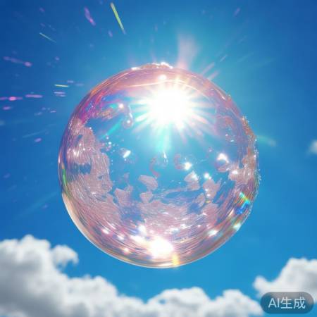 瞬间冻成水晶球的肥皂泡，揭秘自然排名奥秘