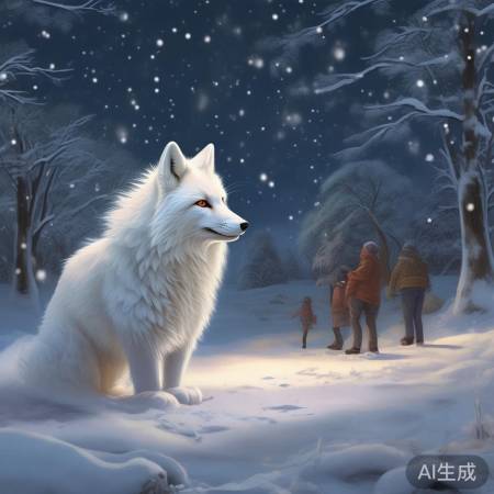 雪狐乖巧异常，揭秘其不寻常行为之谜