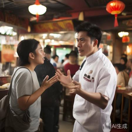 泰国游客餐厅争吵报警