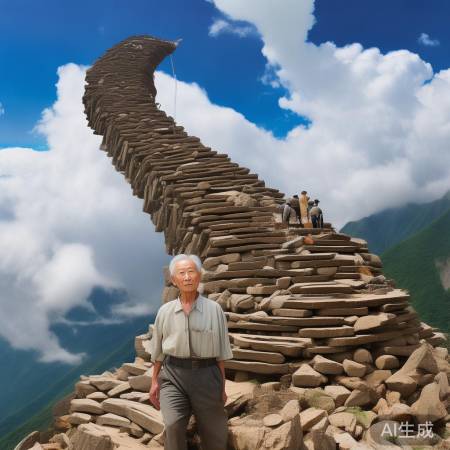 81岁愚公自费造万步天梯：壮举背后的故事