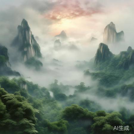 神秘奇观：网友偶遇山海经，现实版仙山引发热议